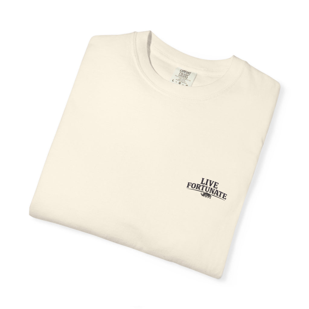 Sunset Vintage T-Shirt — Lake Scene