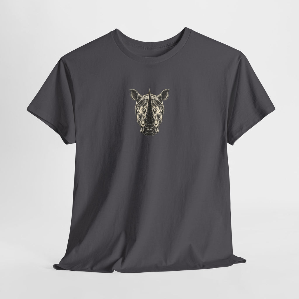 Rhino Mindset Men’s Front & Back Graphic T-Shirt | Live Fortunate