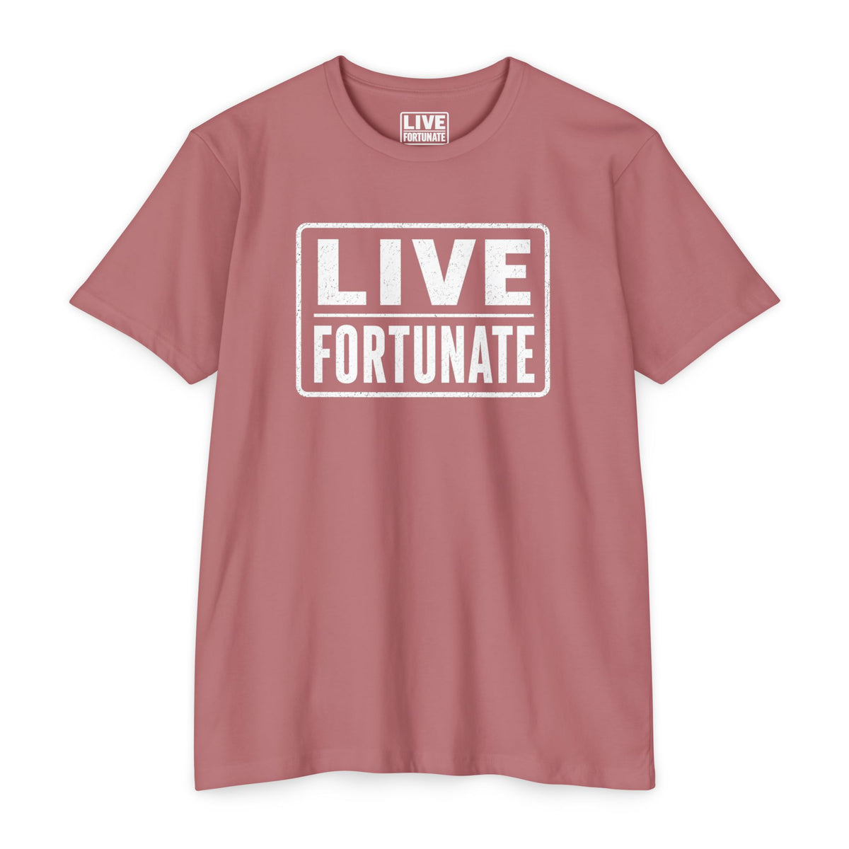 Live Fortunate T-Shirt — Inspirational Graphic Tee