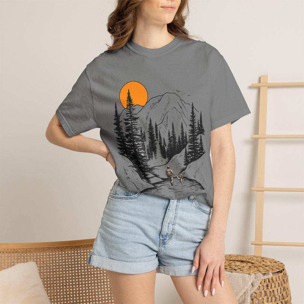 Mountain Sunset Hiking T-Shirt