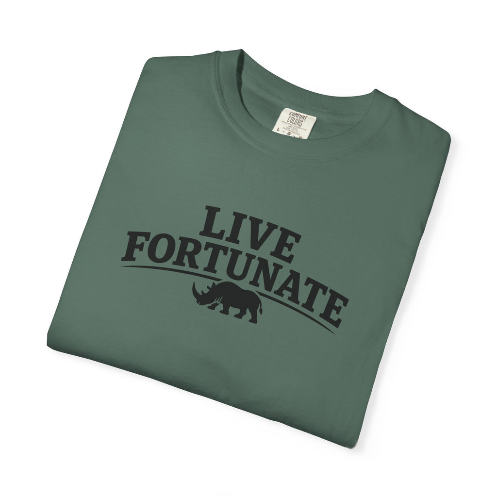 Rhino Logo T-Shirt — LiveFortunate.com Graphic Tee