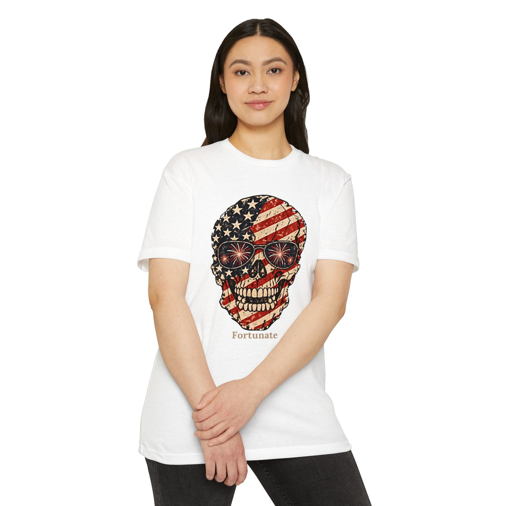Fortunate American Skull T-Shirt – Live Bold. Live Fortunate.