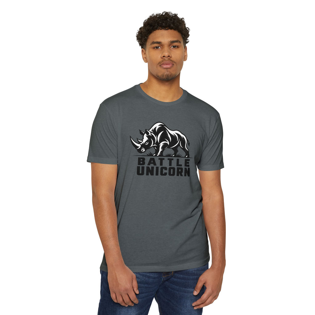 Battle Unicorn Rhino Tee | Live Fortunate