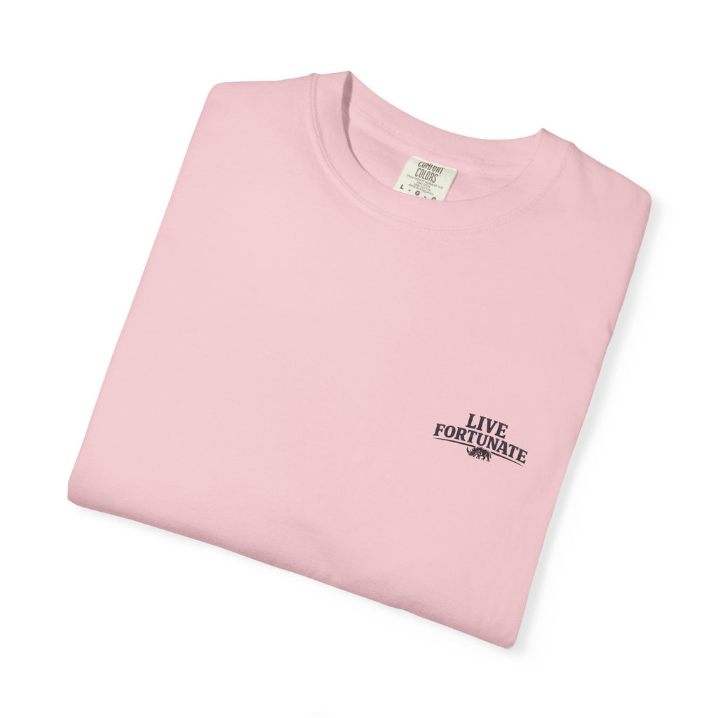 Sunset Vintage T-Shirt — Lake Scene