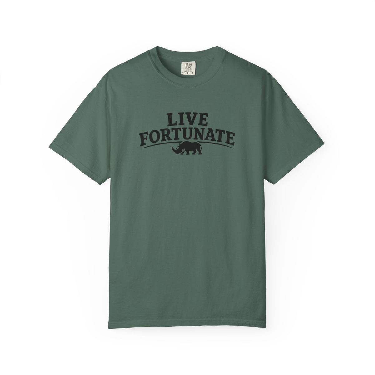 Rhino Logo T-Shirt — LiveFortunate.com Graphic Tee