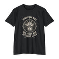 "Every Man Dies, Not Every Man Actually Lives" Vintage Nautical Compass Tee