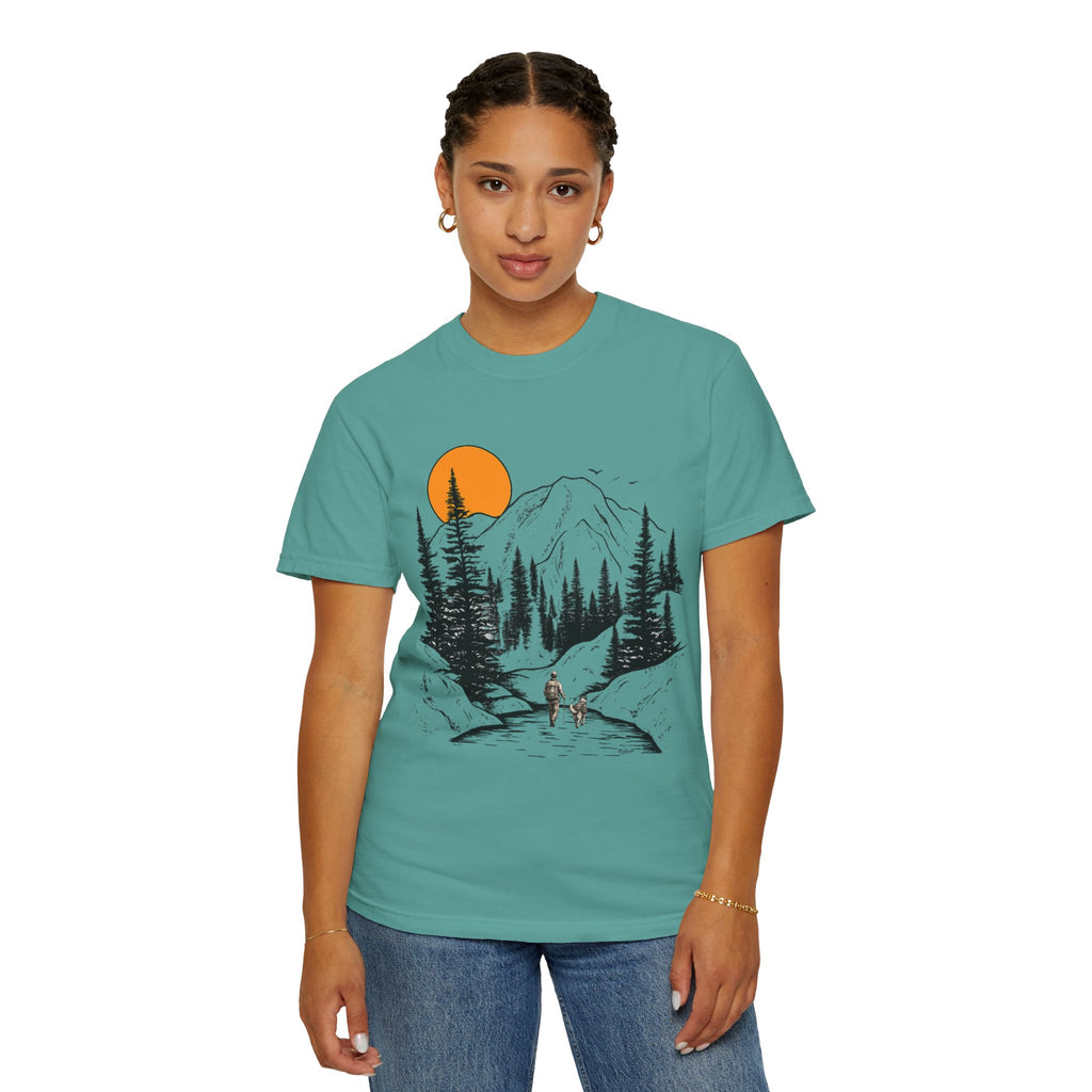 Mountain Sunset Hiking T-Shirt