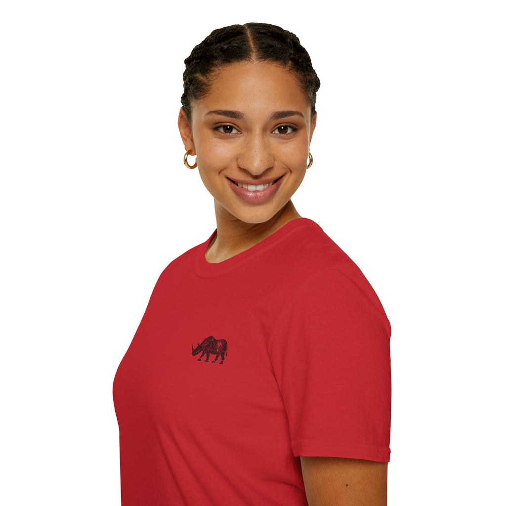 Fortunate AF Rhino Graphic T-shirt Black