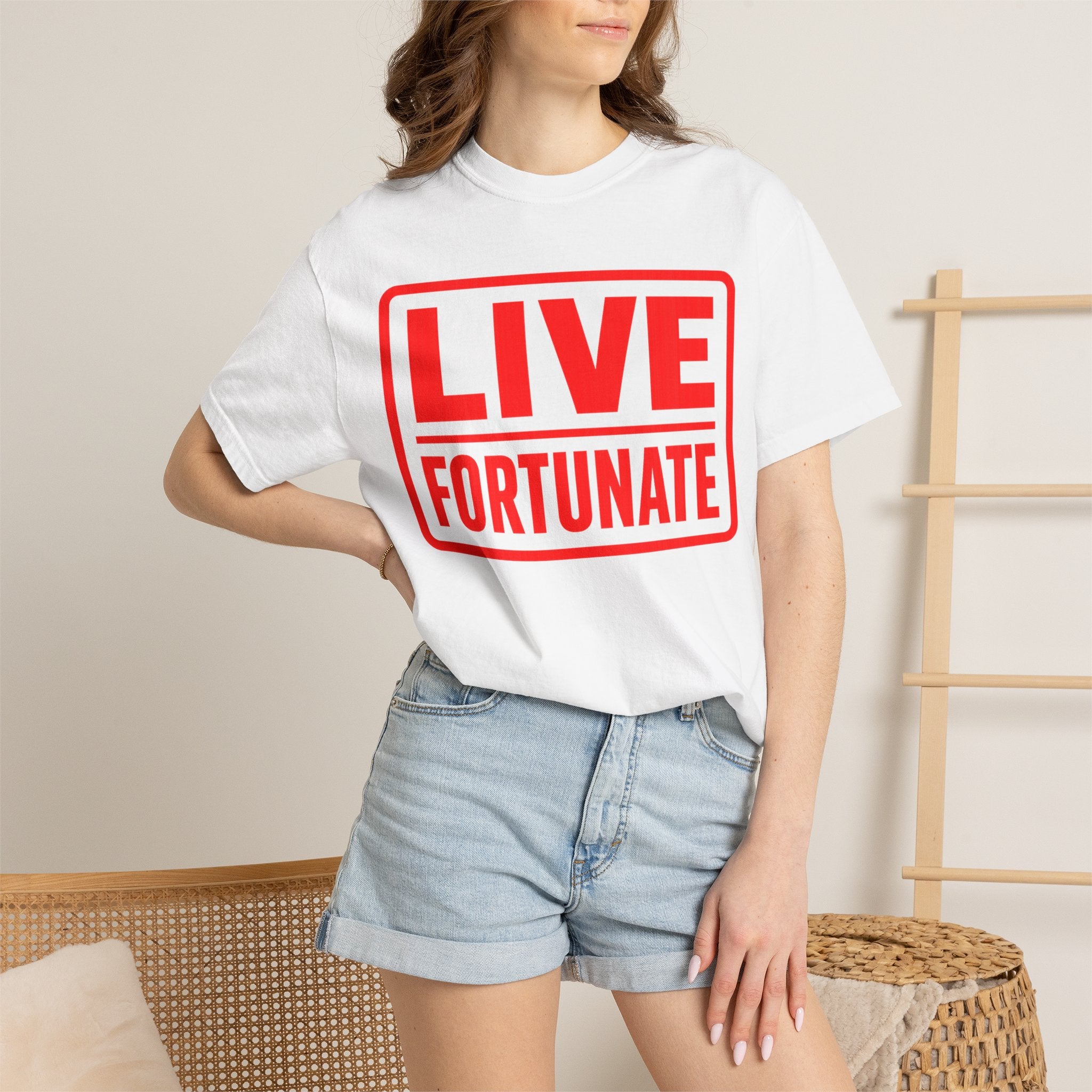 Live Fortunate Graphic T-Shirt