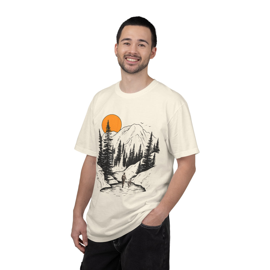 Mountain Sunset Hiking T-Shirt
