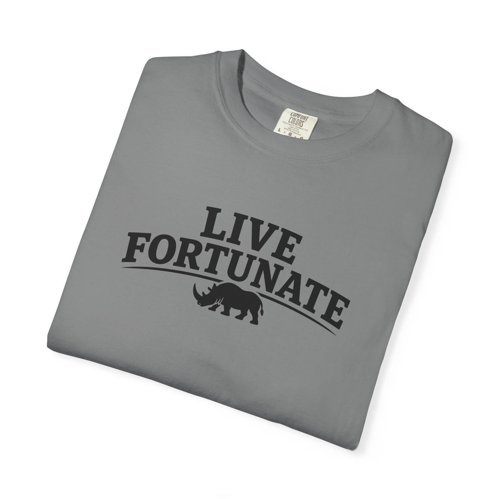Rhino Logo T-Shirt — LiveFortunate.com Graphic Tee