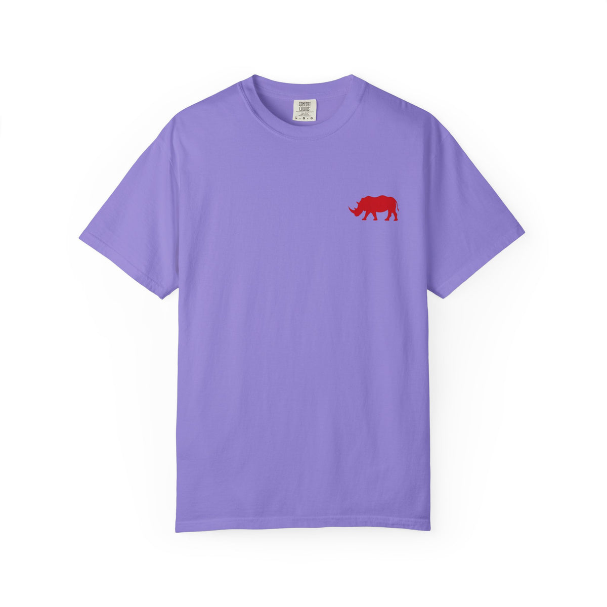 Live Fortunate Rhino T-Shirt — Red Rhino Logo Tee