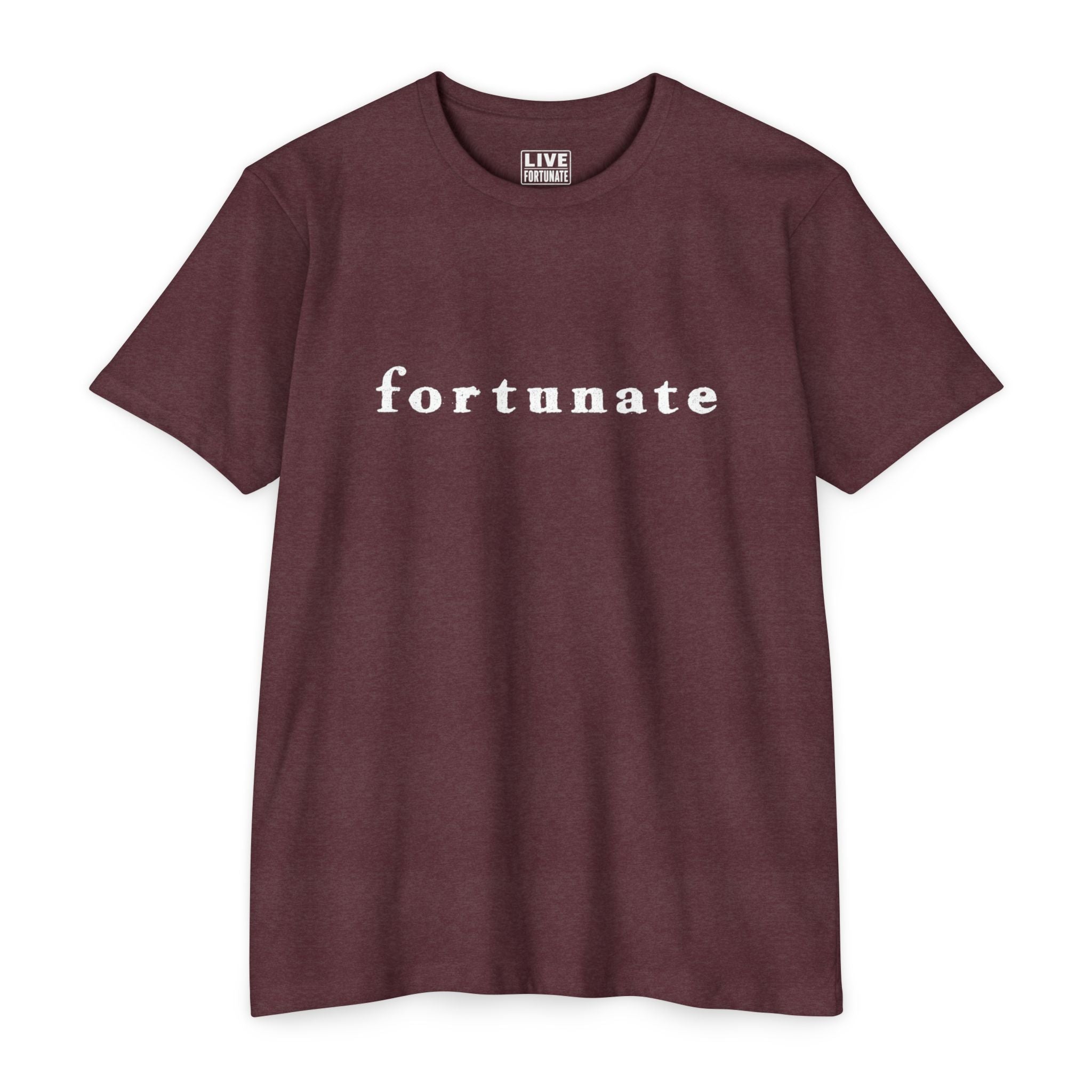 Fortunate Men’s Distressed Wordmark Tee