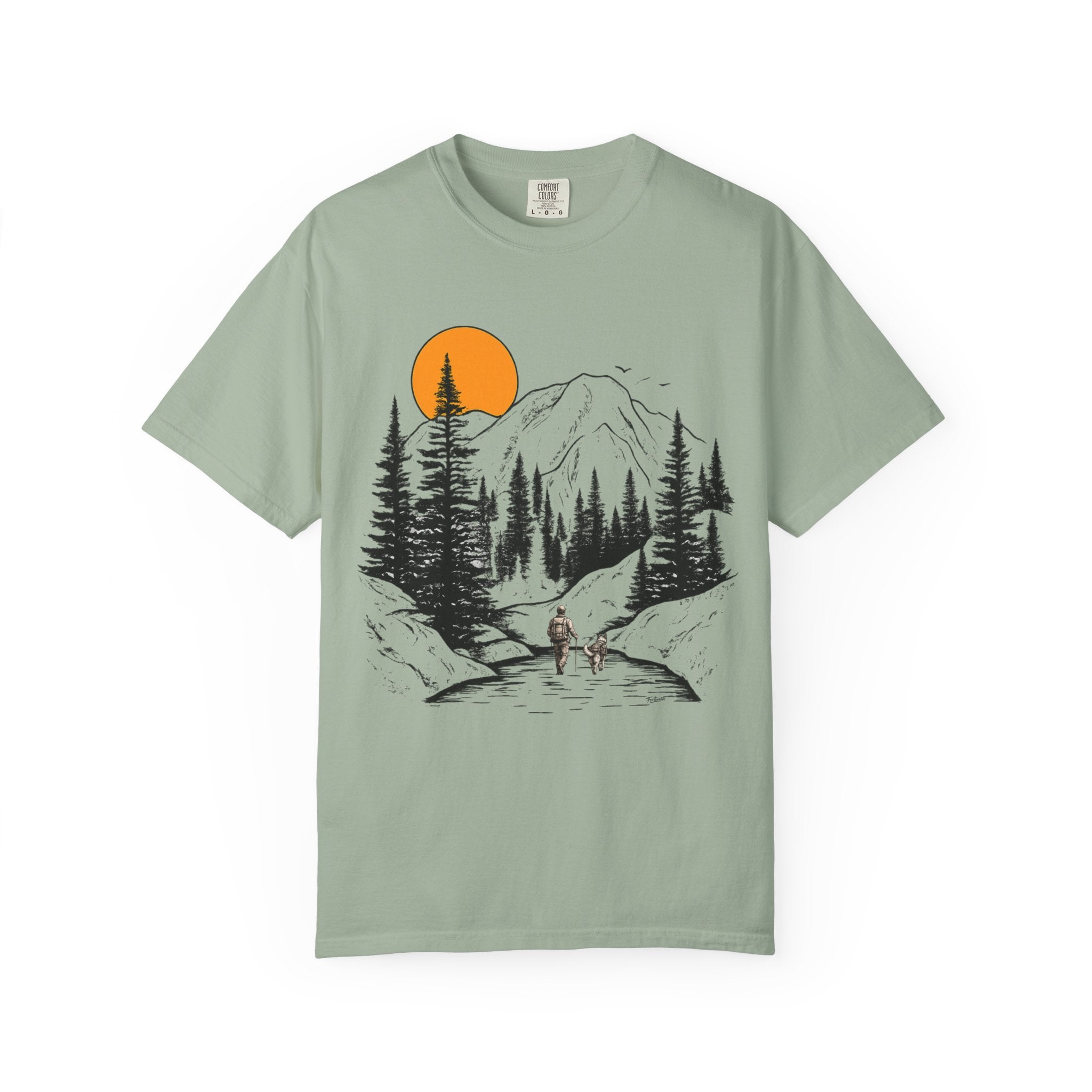 Mountain Sunset Hiking T-Shirt