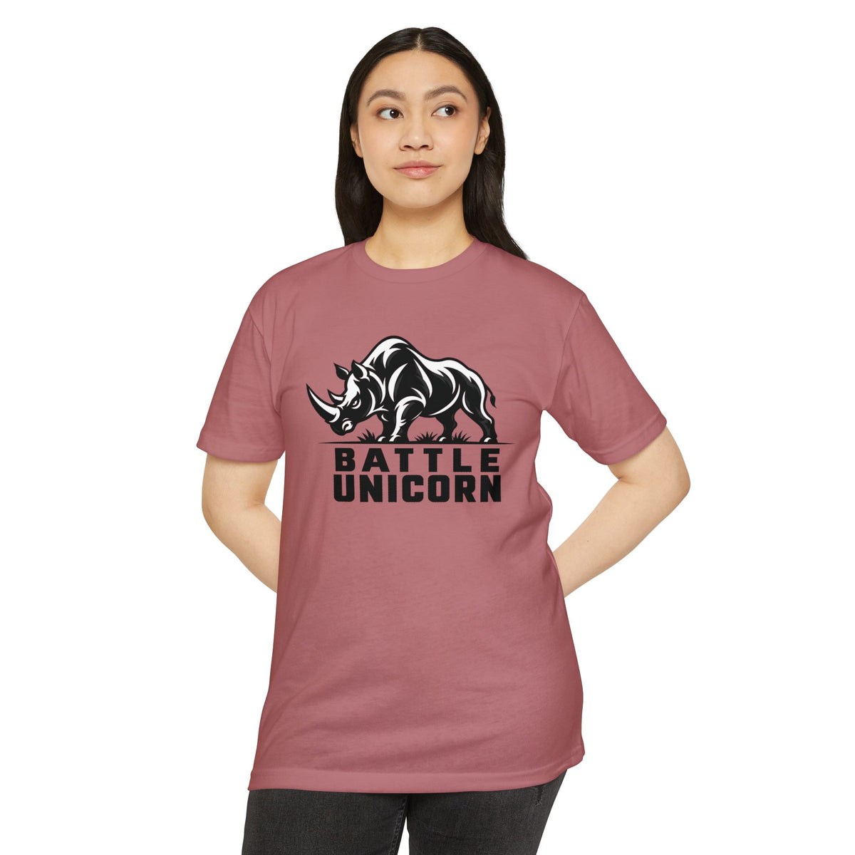 Battle Unicorn Rhino Tee | Live Fortunate