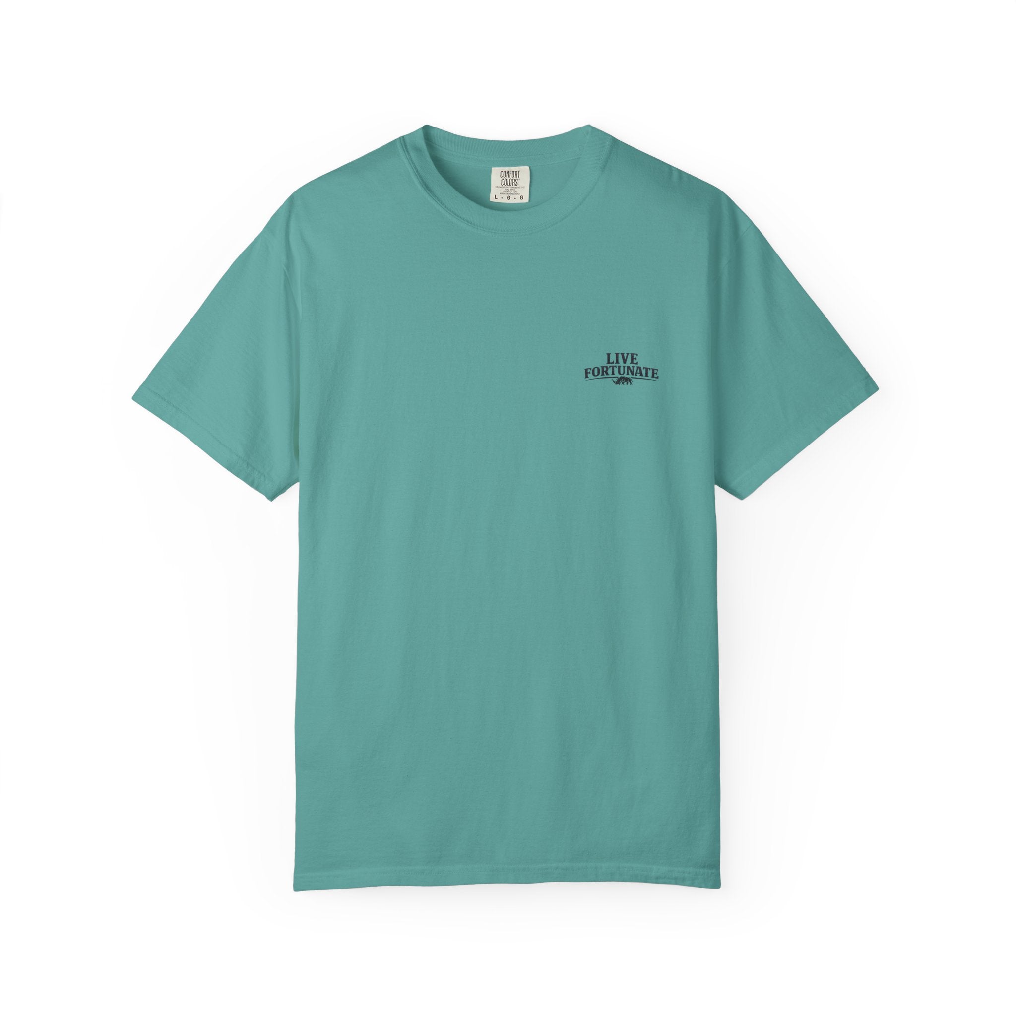 Sunset Vintage T-Shirt — Lake Scene