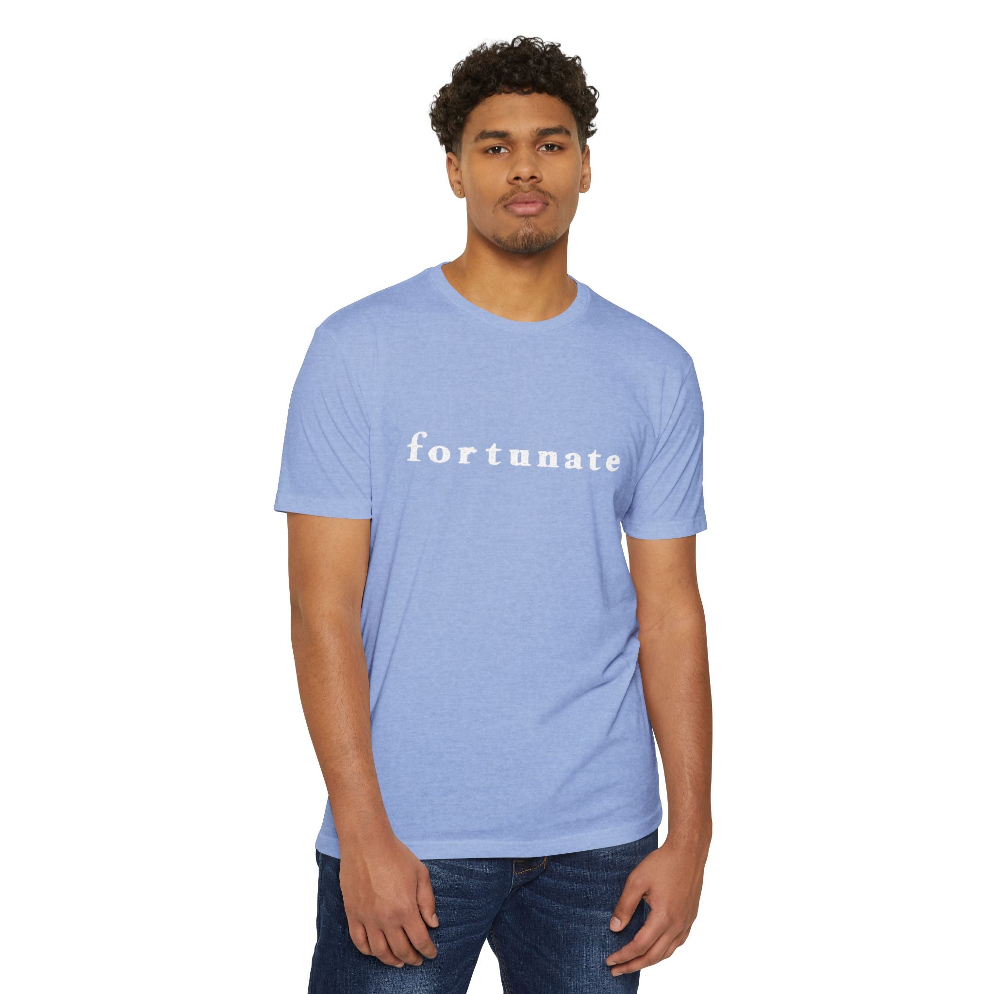 Fortunate Men’s Distressed Wordmark Tee