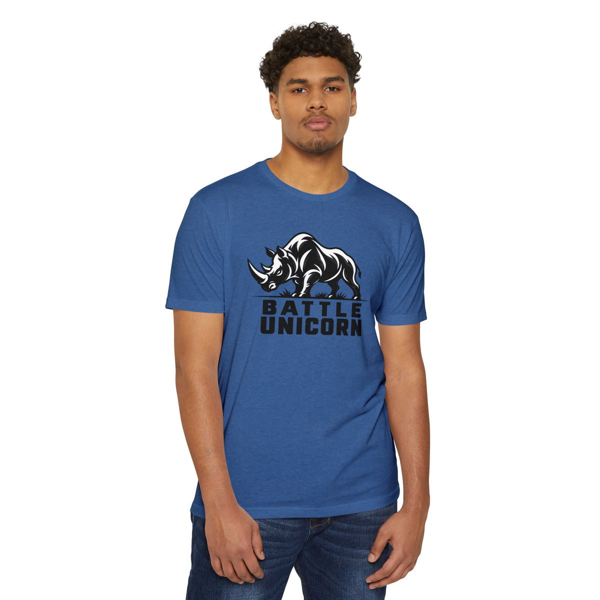 Battle Unicorn Rhino Tee | Live Fortunate