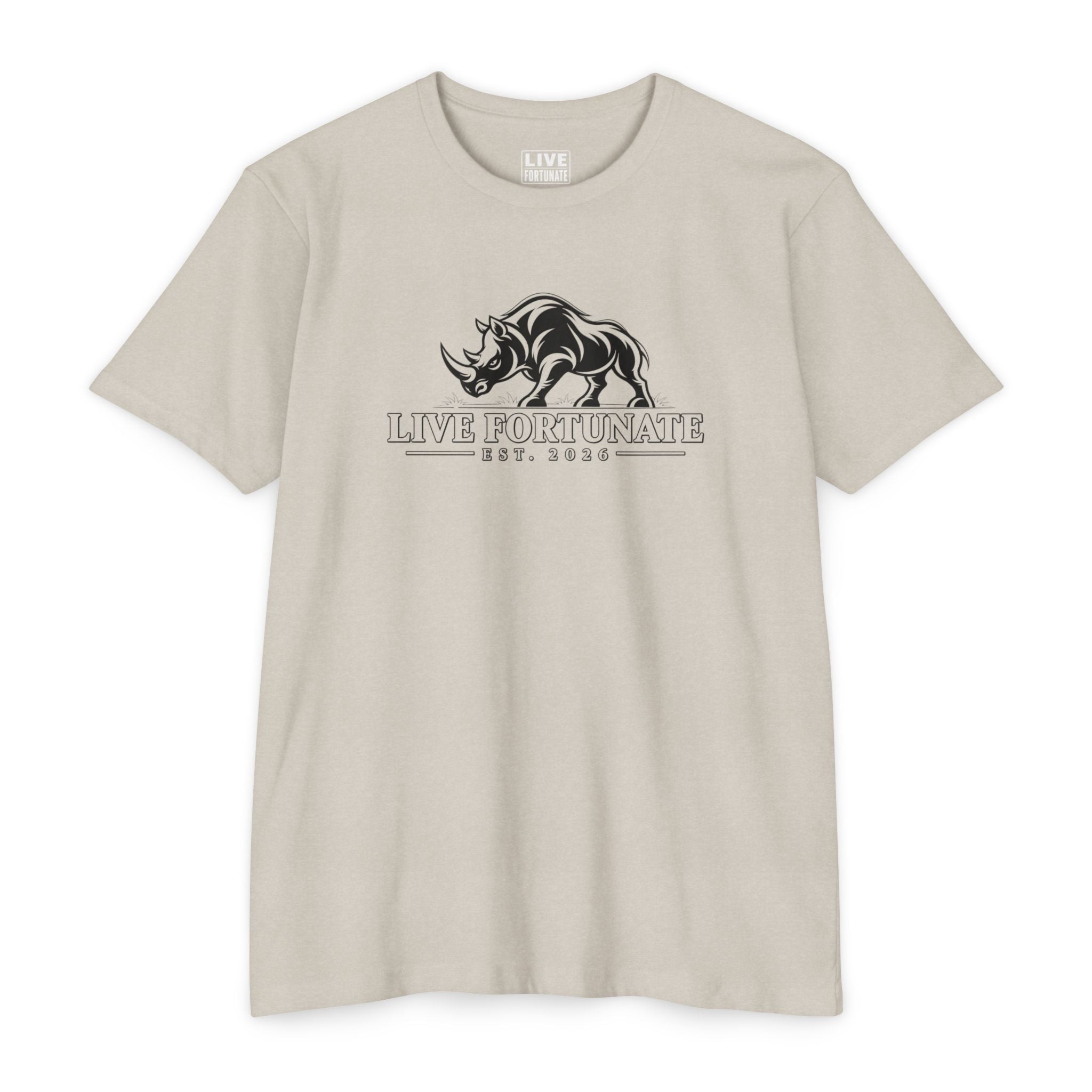 Live Fortunate EST. 2026 Rhino Tee