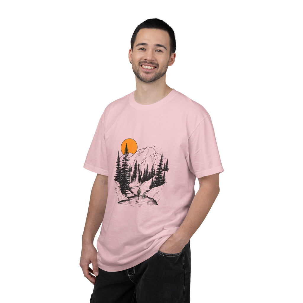 Mountain Sunset Hiking T-Shirt