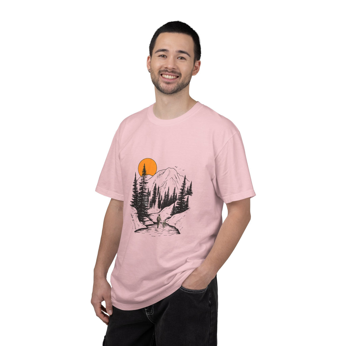 Mountain Sunset Hiking T-Shirt