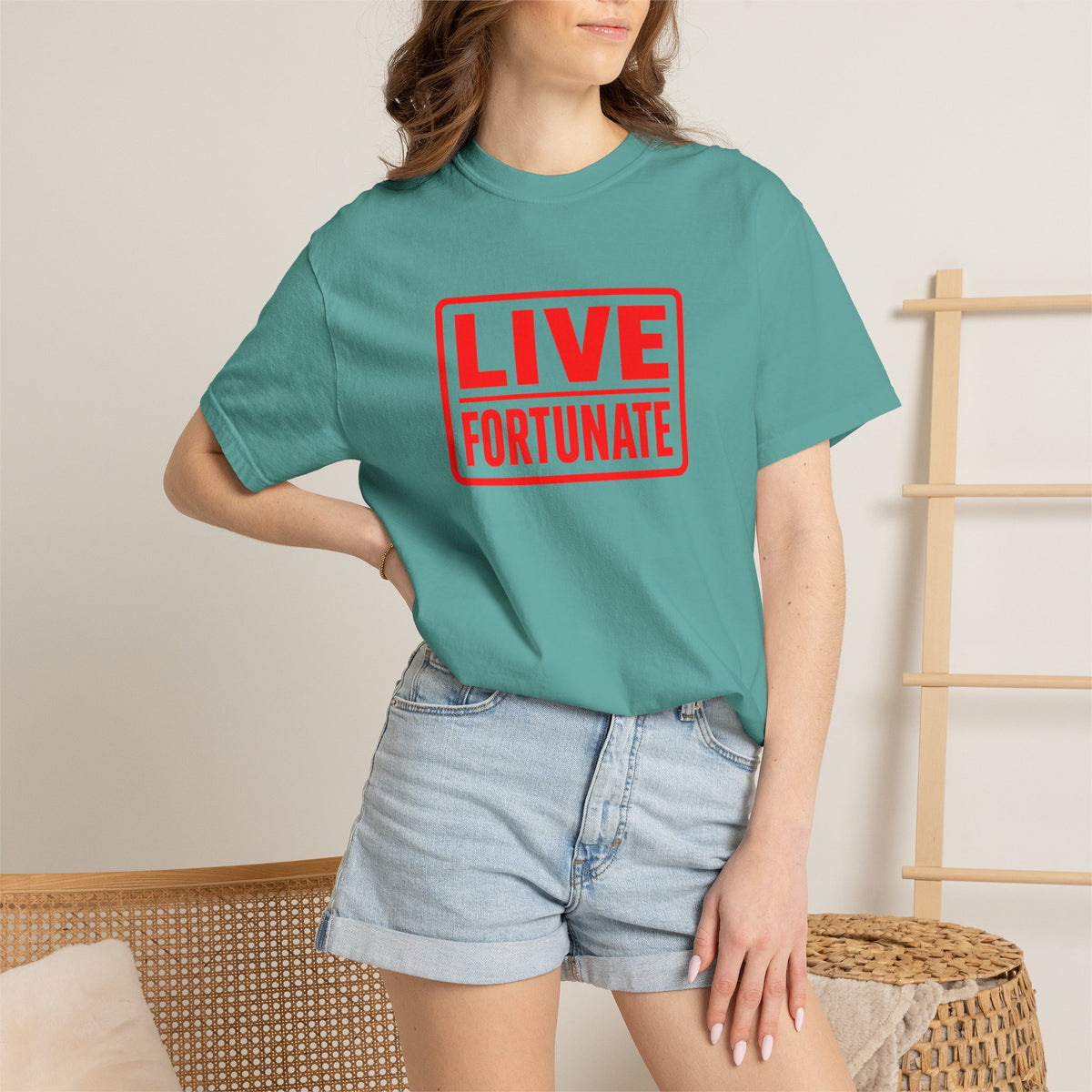 Live Fortunate Graphic T-Shirt