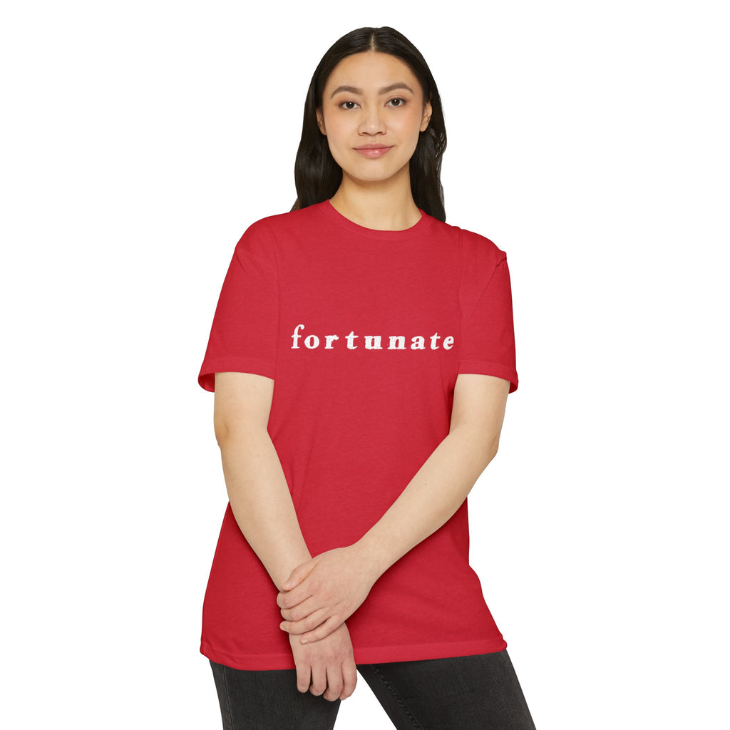 Fortunate Men’s Distressed Wordmark Tee