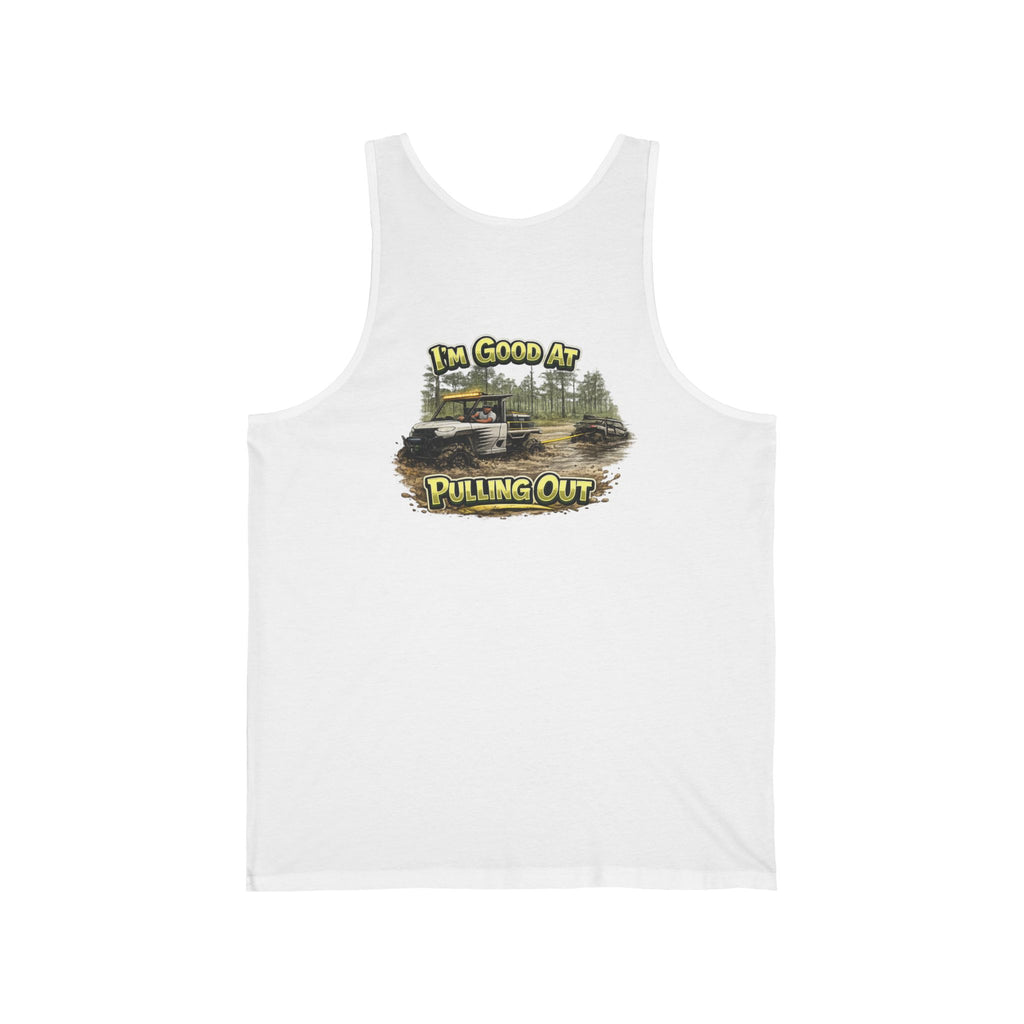 I'm Good At Pulling Out Tank — RV/Camper Graphic Tank Top
