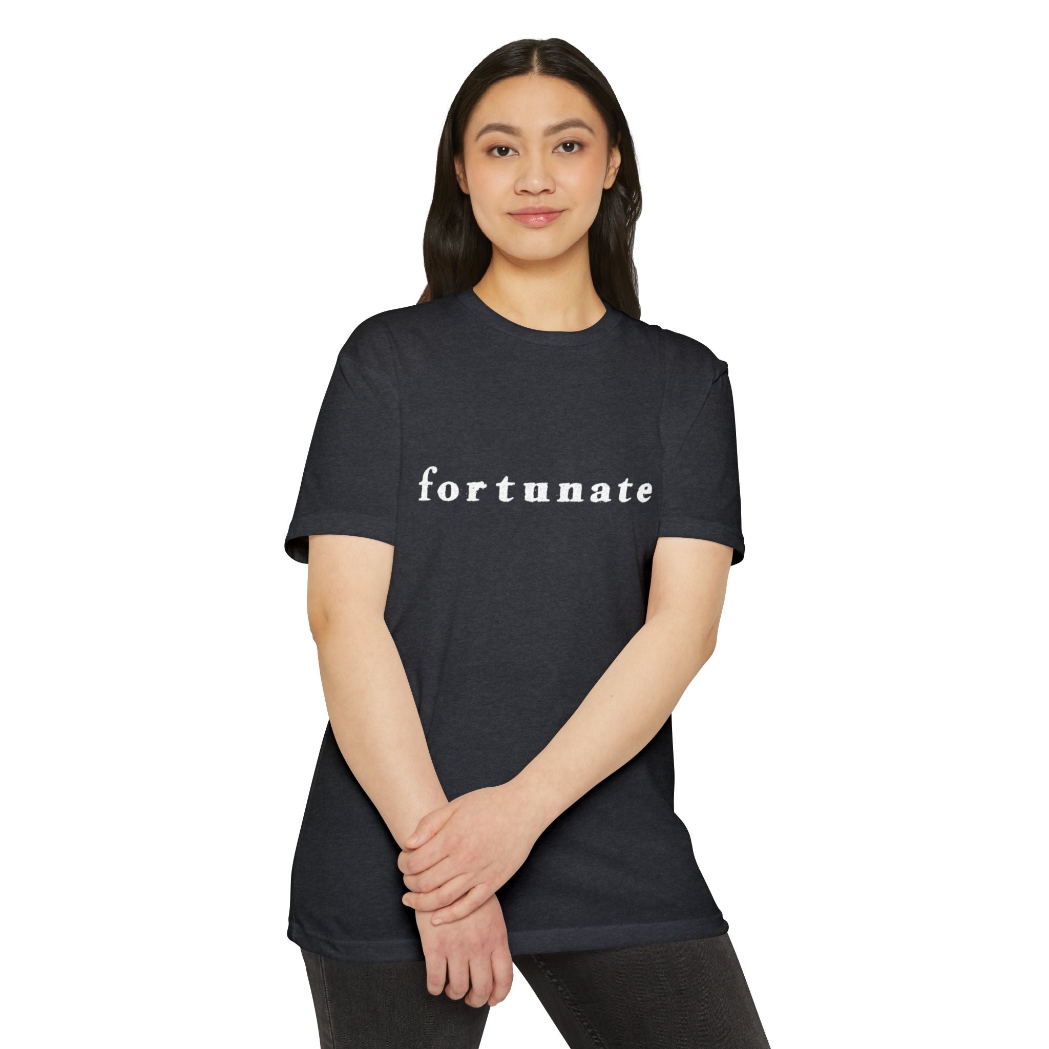 Fortunate Men’s Distressed Wordmark Tee