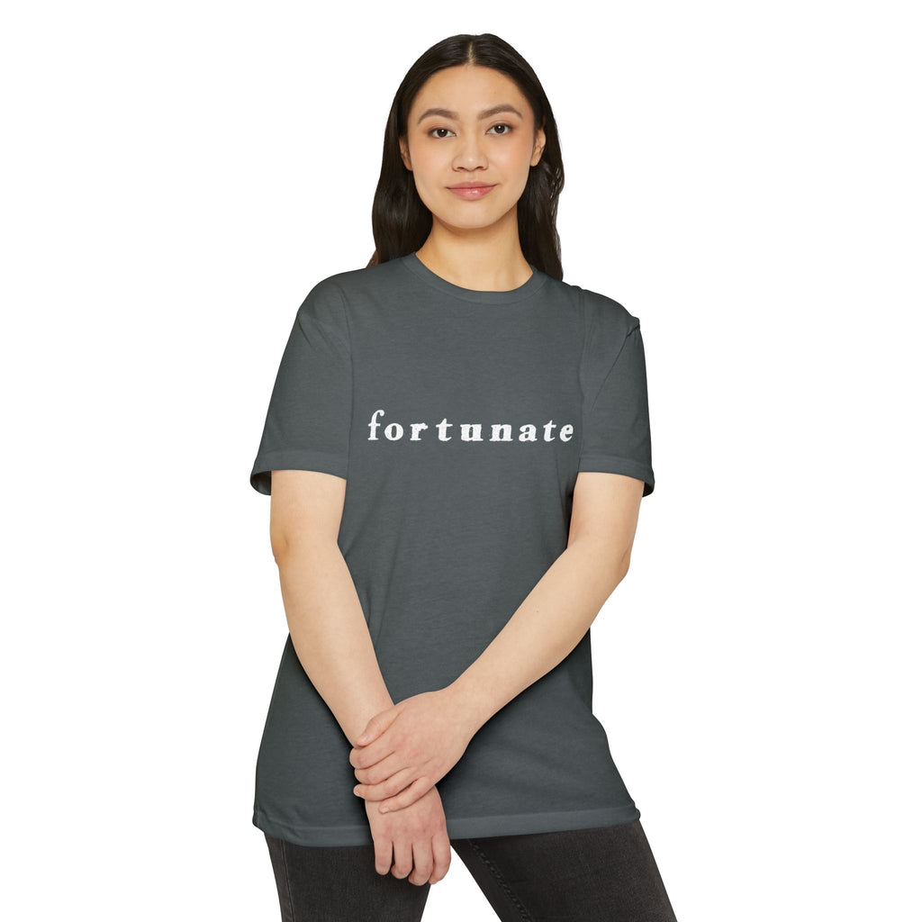Fortunate Men’s Distressed Wordmark Tee