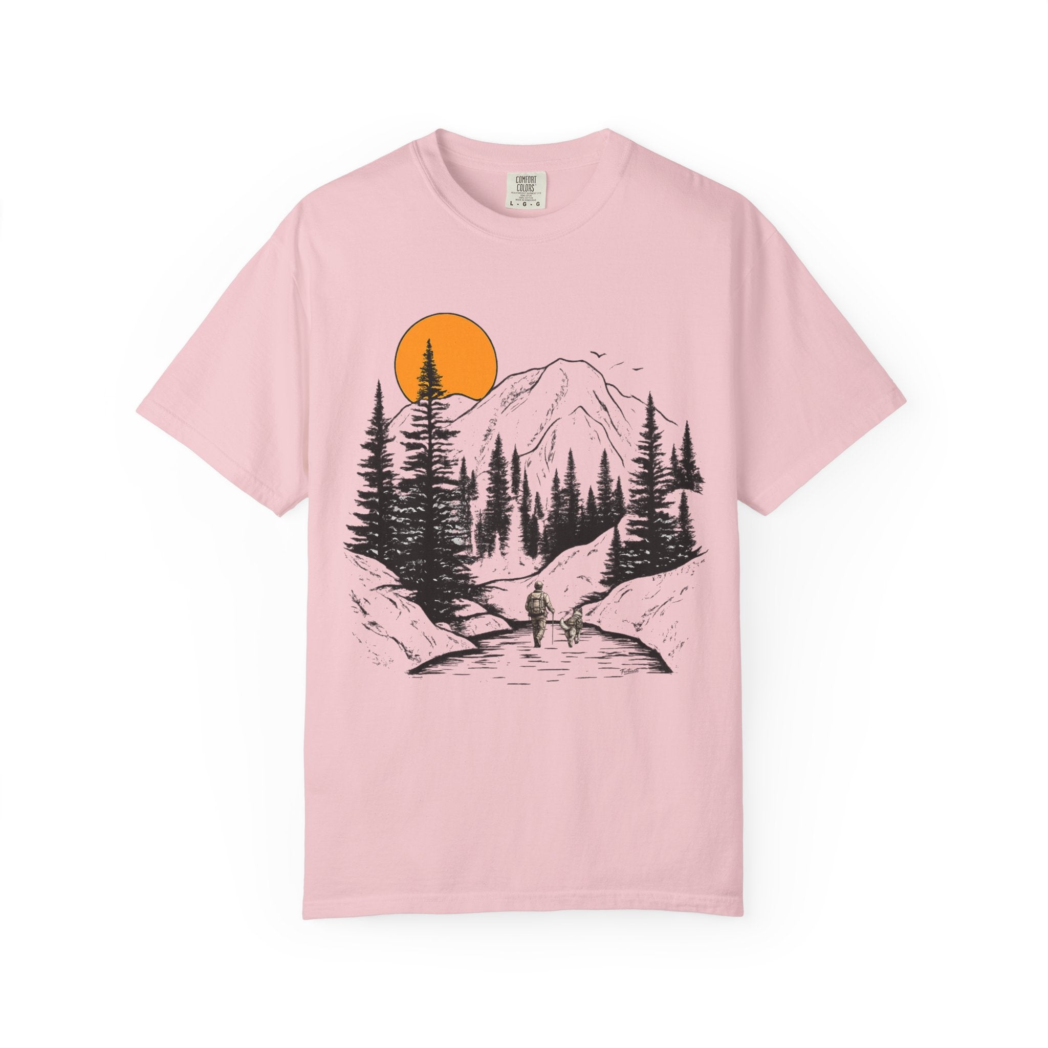 Mountain Sunset Hiking T-Shirt