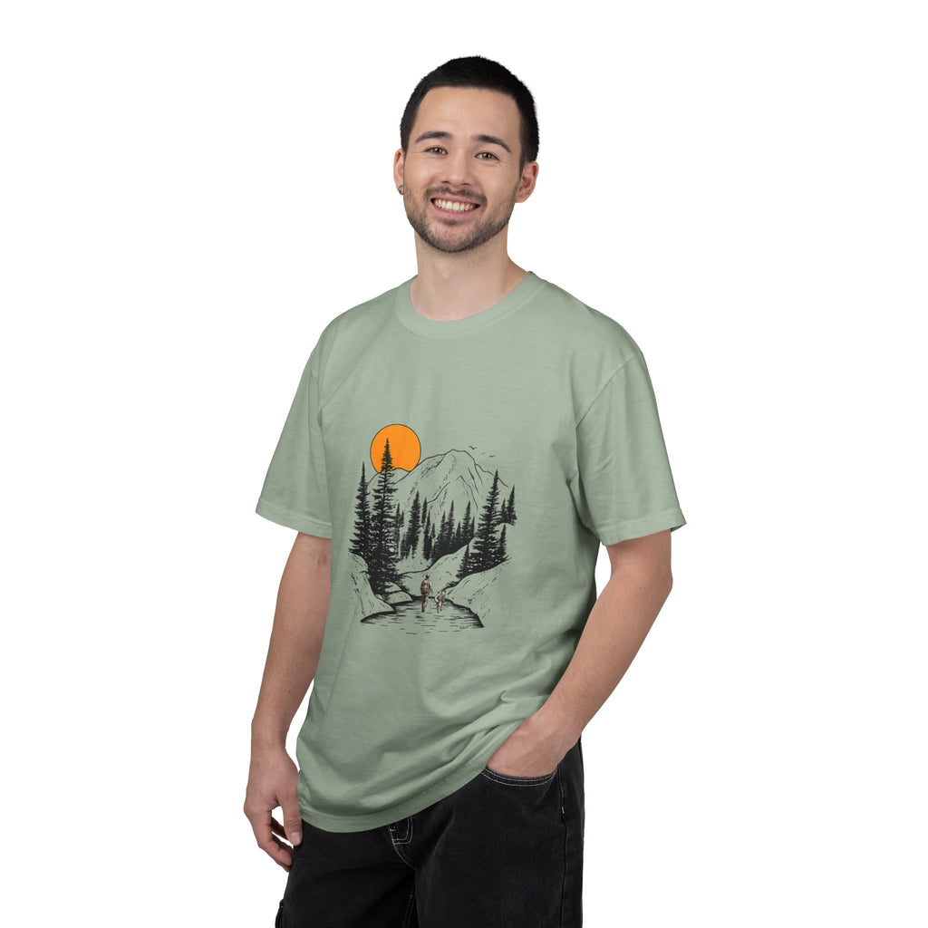 Mountain Sunset Hiking T-Shirt