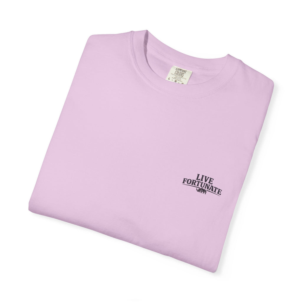 Sunset Vintage T-Shirt — Lake Scene