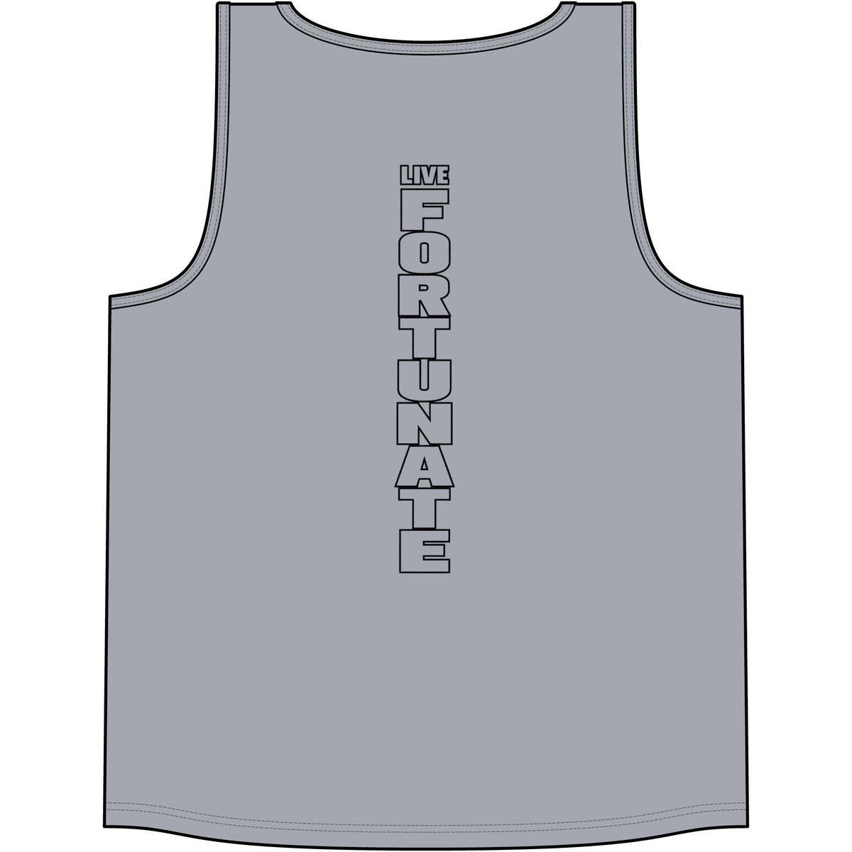 Live Fortunate Vertical Men's Training Tank