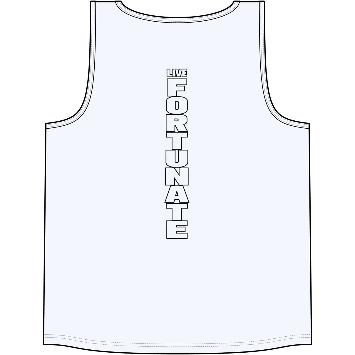 Live Fortunate Vertical Men's Training Tank