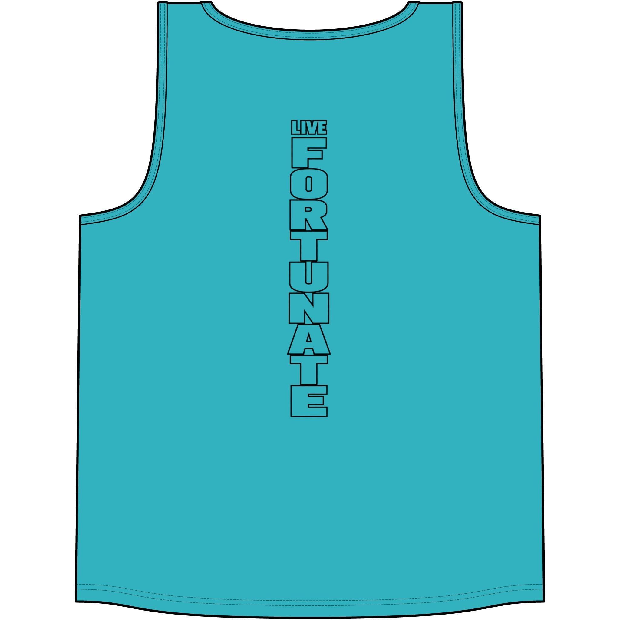 Live Fortunate Vertical Men's Training Tank