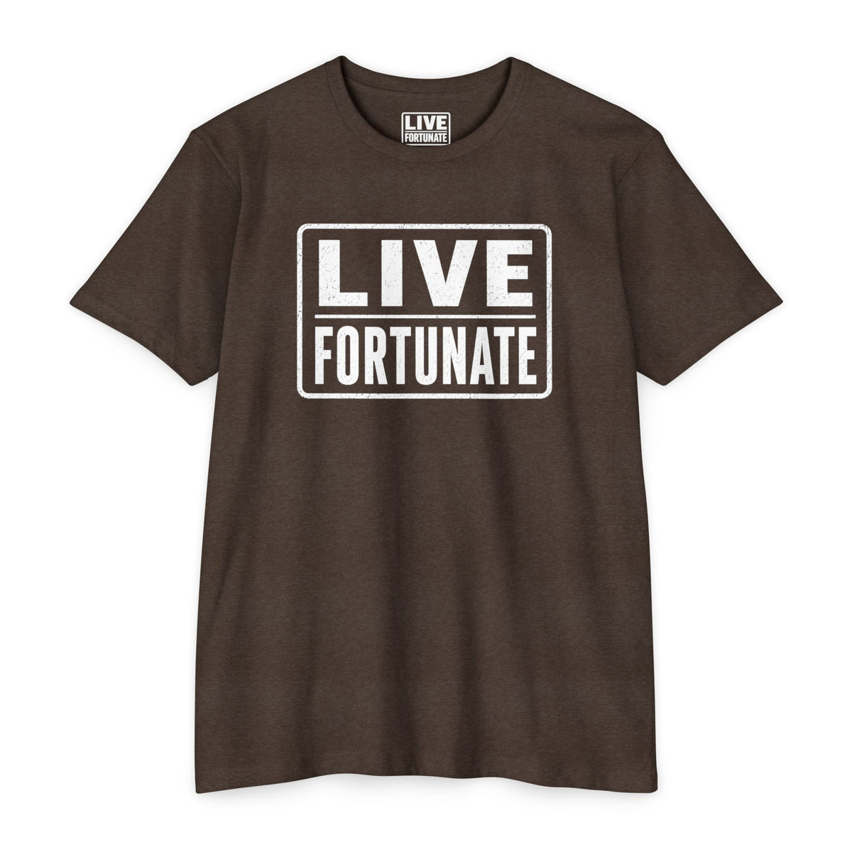 Live Fortunate T-Shirt — Inspirational Graphic Tee