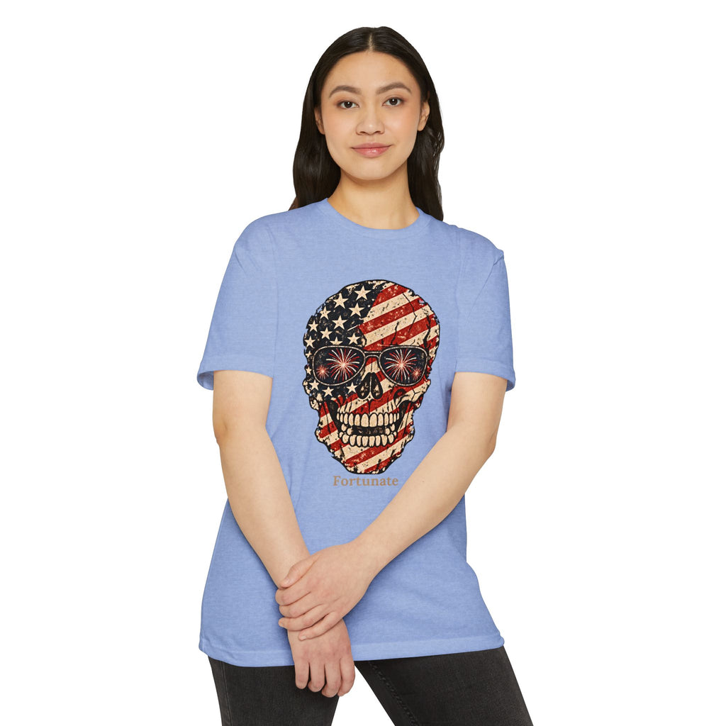 Fortunate American Skull T-Shirt – Live Bold. Live Fortunate.