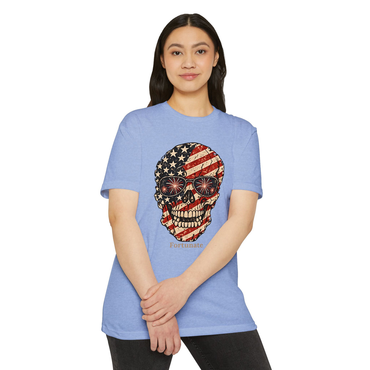 Fortunate American Skull T-Shirt – Live Bold. Live Fortunate.