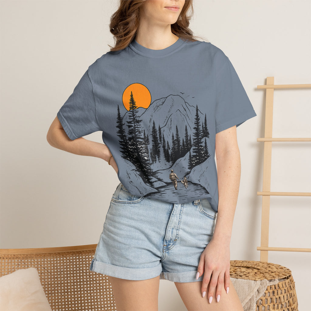 Mountain Sunset Hiking T-Shirt