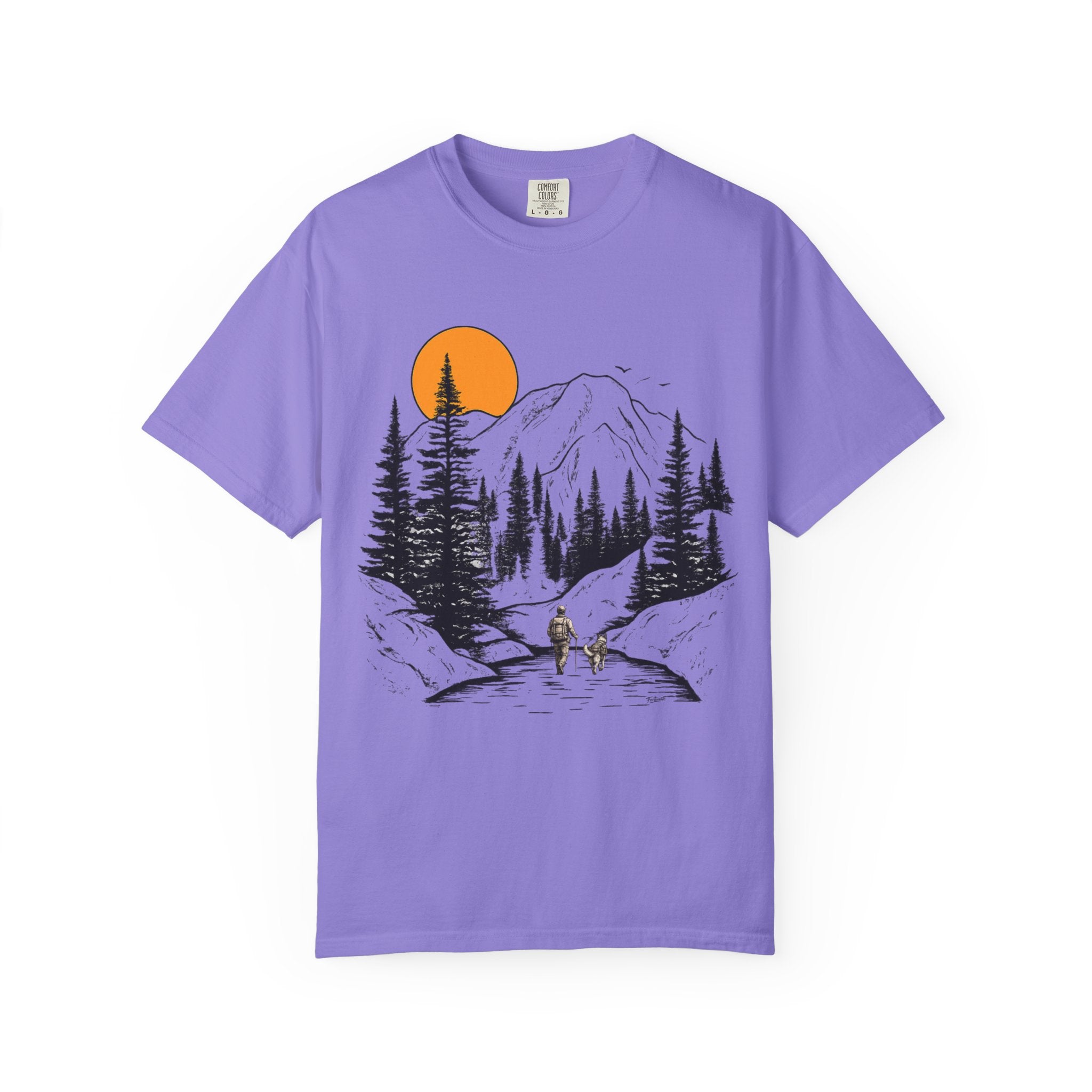 Mountain Sunset Hiking T-Shirt