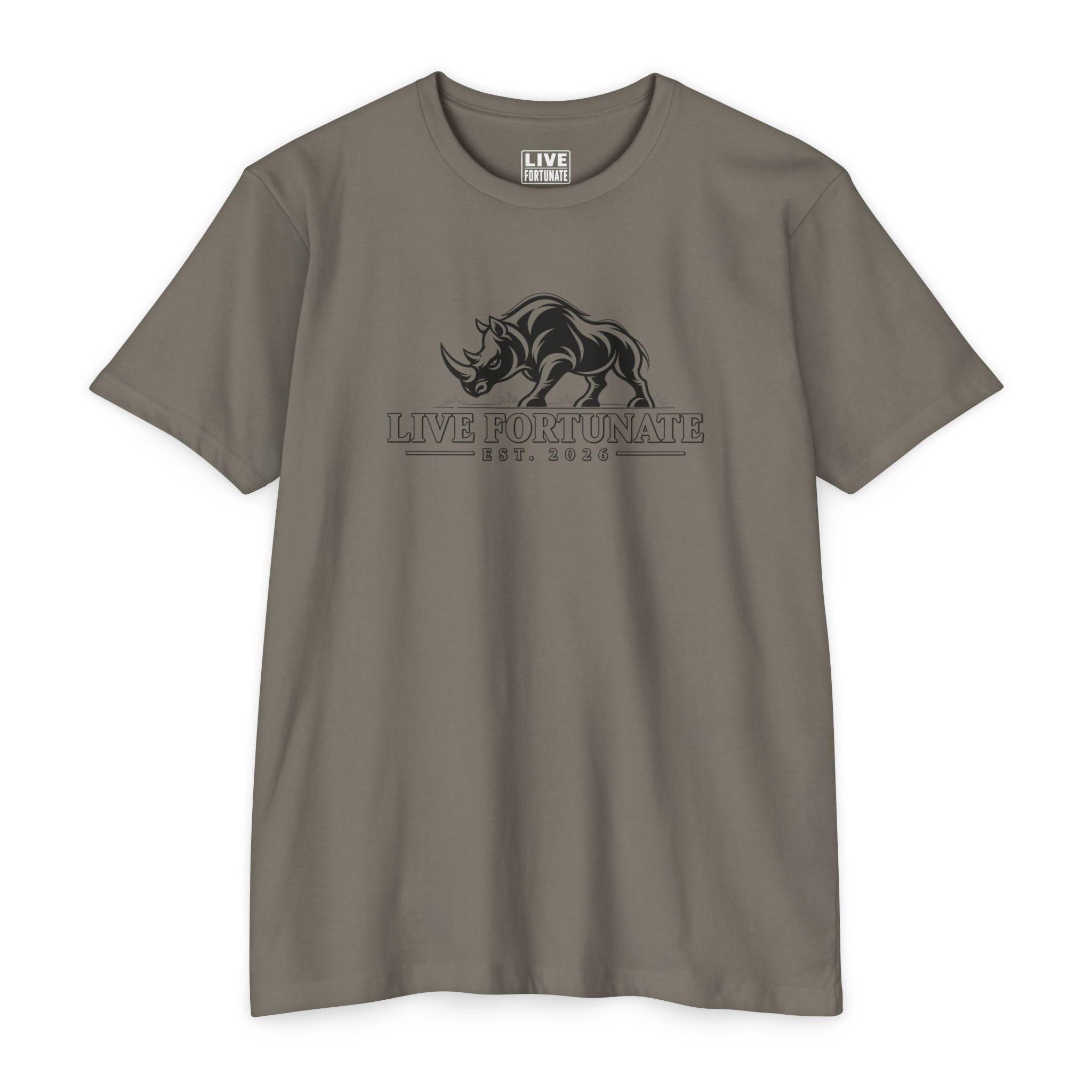 Live Fortunate EST. 2026 Rhino Tee