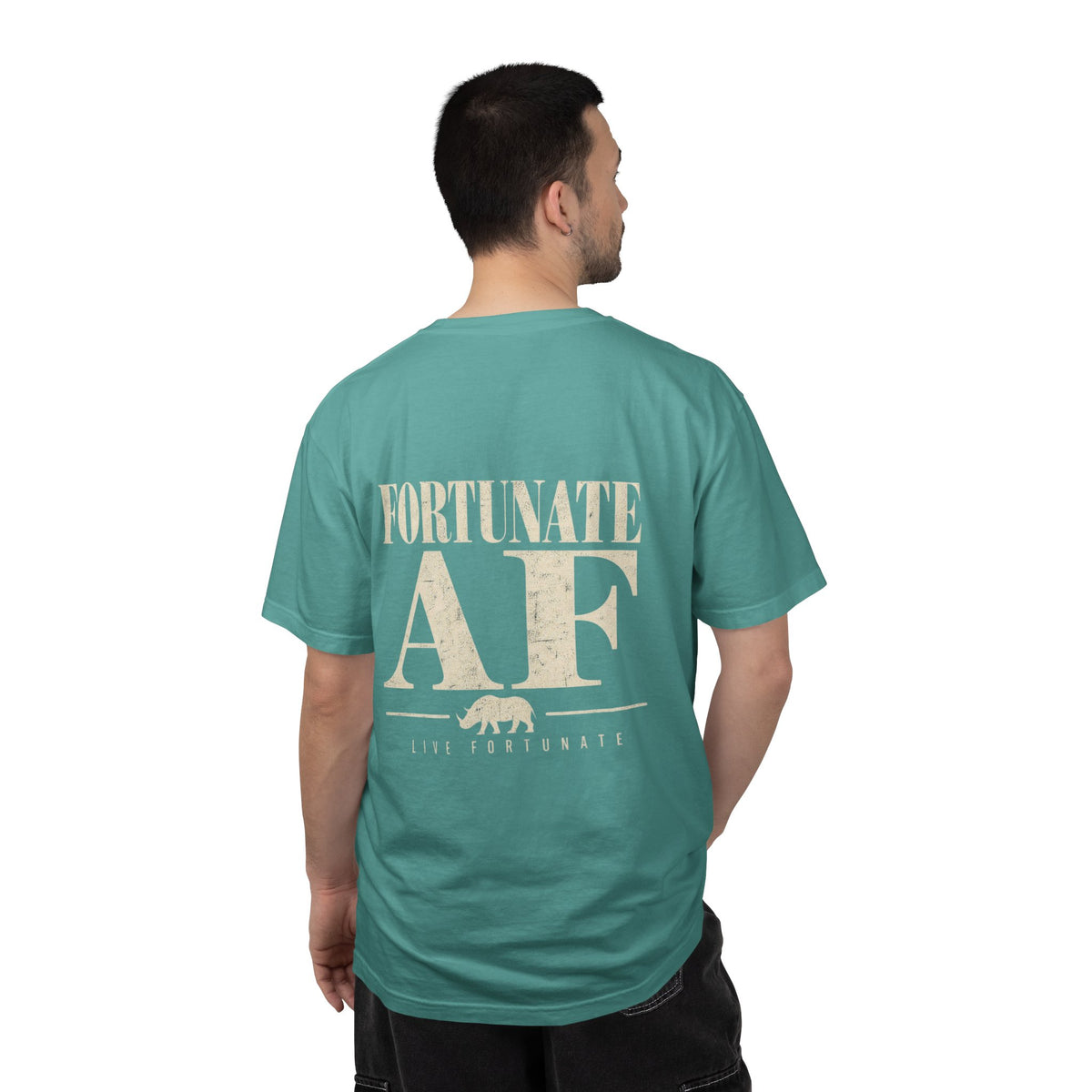 Fortunate AF Rhino Graphic T-shirt