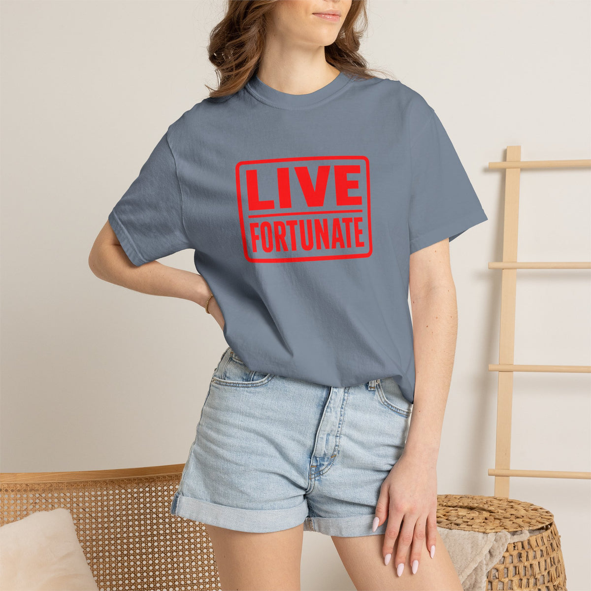 Live Fortunate Graphic T-Shirt