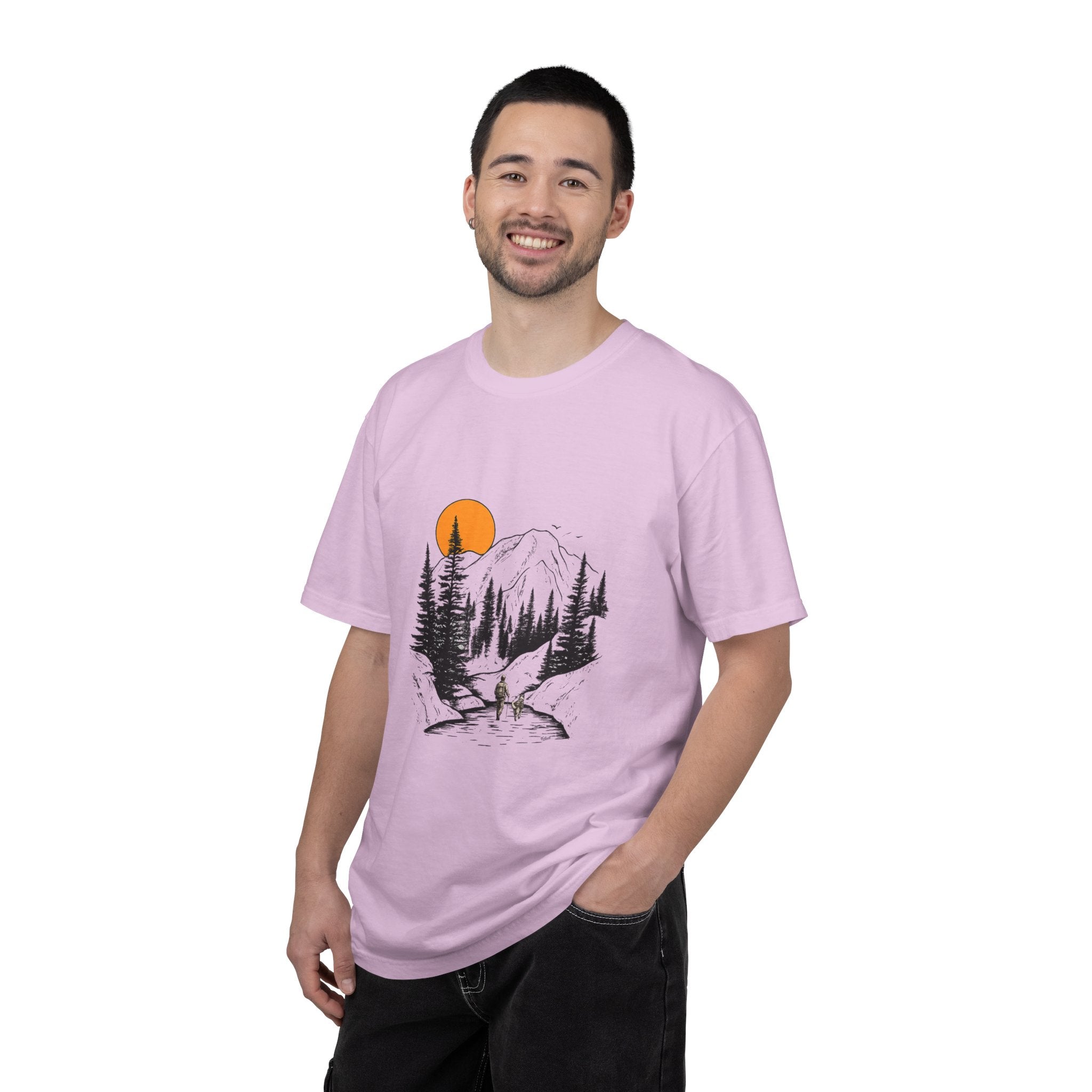 Mountain Sunset Hiking T-Shirt