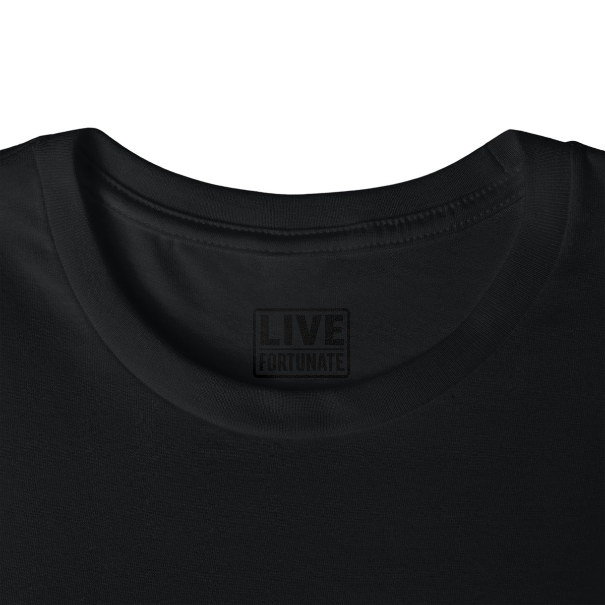 Live Fortunate Enjoy the Ride Skeleton Motorcycle Tee