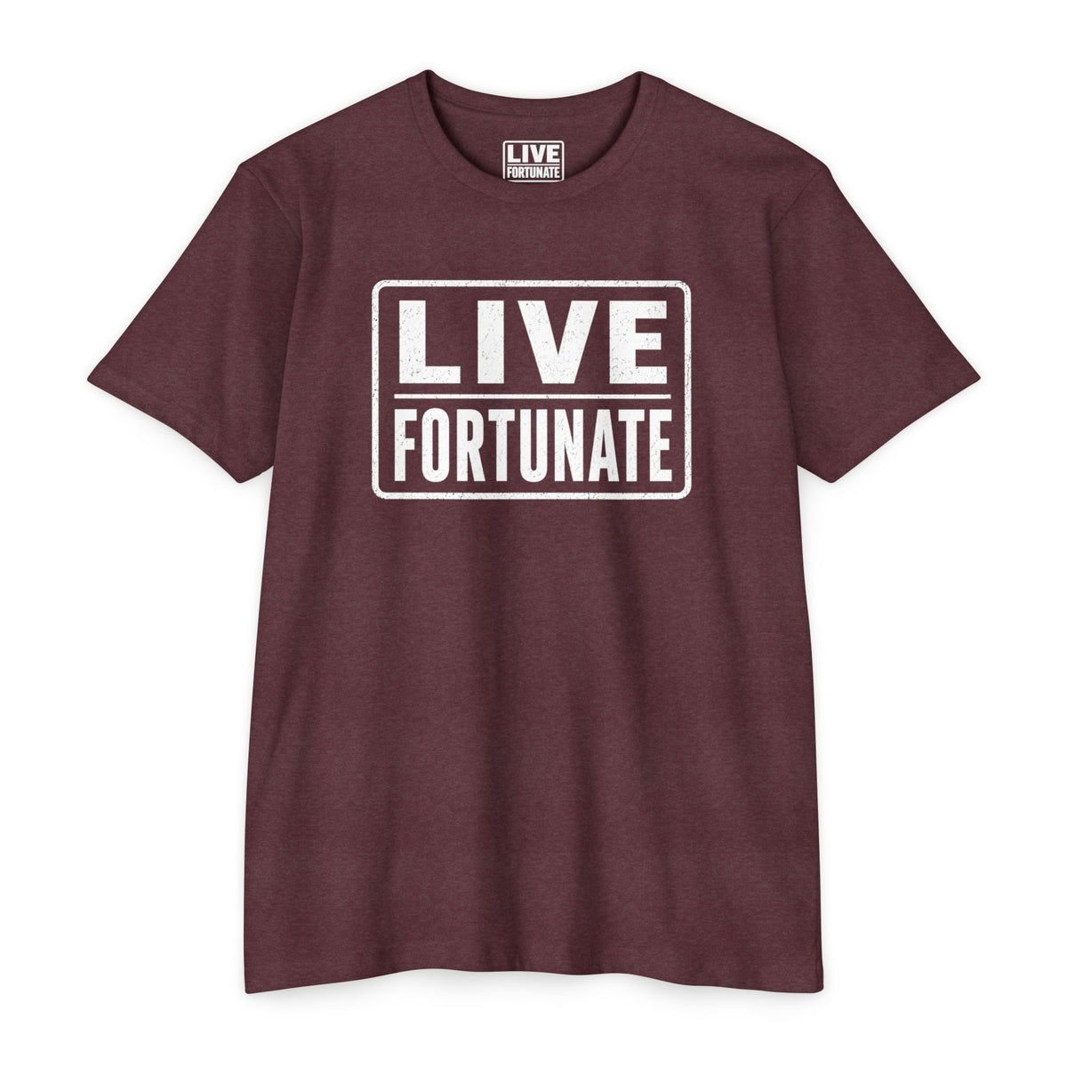 Live Fortunate T-Shirt — Inspirational Graphic Tee