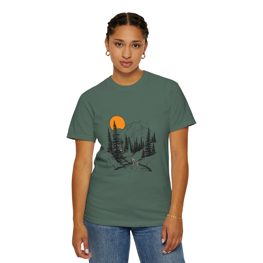 Mountain Sunset Hiking T-Shirt