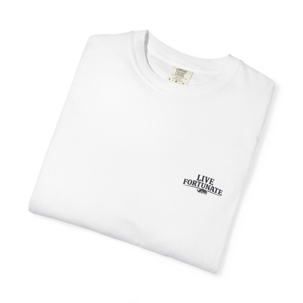 Sunset Vintage T-Shirt — Lake Scene