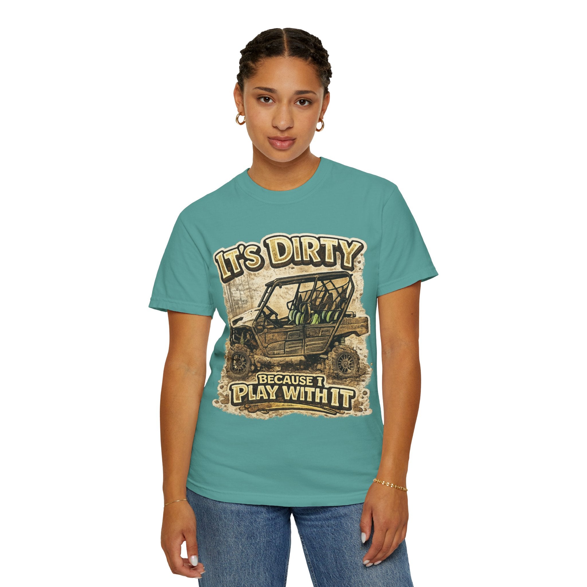 Off-Road UTV T-Shirt — "It's Dirty Because I Play With It" Mud Riding Tee